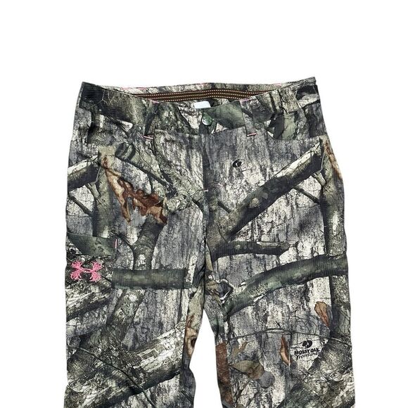 UNDER ARMOUR Performance Field Pants Mossy Oak Camo Size 8 - Picture 6 of 9